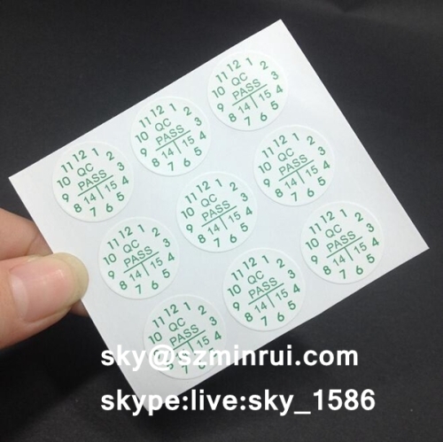 Wholesale One Time Use Adhesive Self Destructible Vinyl Labels Sticker for Tamper Evident