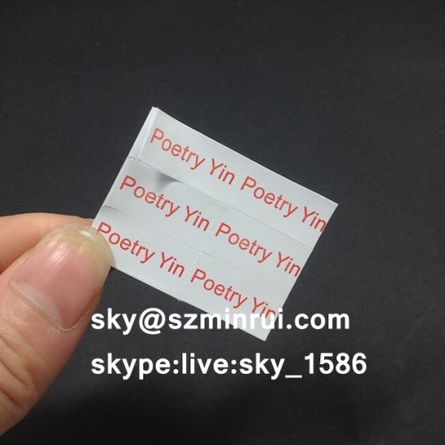 Brittle Fragile Security Sticker Label Custom Printing for Tamper Proof