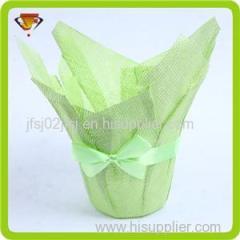 Paper Weave Flower Pot Cover/burlap Pot Cover JFSJ222