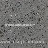 Polished Crystal Dark Grey artificial quartz countertops for kitchens