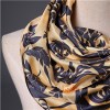 Factory Customized Digital Print Silk 90*90cm Square Scarf Free Sample