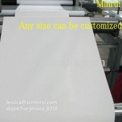 Custom Sheet Size Self Adhesive Security Label Paper Matte White Destructible Vinyl Label Material In Sheet