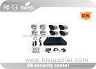 AHD / Analog 8CH CCTV DVR Kit Night Vision With 4CH Dome Camera FCC SGS