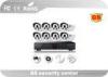 Bullet Type Camera Weatherproof CCTV 8 Channel DVR Kit 1280 X 720 Recording