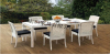 Outdoor dining set furniture rattan dining table chairs designs