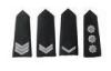 Rectangular Polyester Embroidery Uniforms Shoulder Board Epaulets