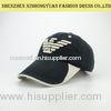 Waterproof Ladies Acryl Flat Baseball Caps With Wide Brim / Logo Embroidery