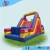 Customized Double Lane Inflatable Playground Slide Tarpaulin Outside