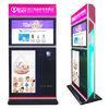 2 Screens Smart Digital Signage Duty Free Shopping Kiosk With ID Card Reader