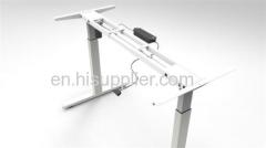 single motor electric adjustable desk frame