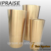 2015 HOT sales of the golden tall metal vase of the home