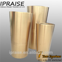 2015 HOT sales of the golden tall metal vase of the home