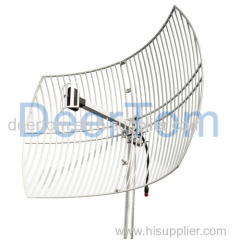 2500-2700MHz Grid Parabolic Antenna 24dBi Wimax LTE 4G Grid Parabolic Antenna Outdoor Directional Point to Point Antenna