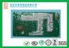 High frequency pcb 4 layer Rogers Green soldermask ROHS / ISO14001