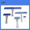 Blue ABS Plastic and Aluminum Silicon Sticky Roller Reusable For Moving Dust