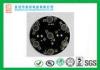 Round LED Board 1.2mm Aluminium pcb black solder mask white legend