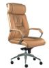 beige color executive swivel office chair