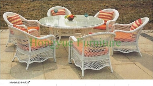 Rattan outdoor furniture rattan table chairs sets supplier