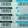 Custom Tamper Proof Barcode Sticker Label Digital Printing Label Die Cut Destructible Vinyl Barcode Label