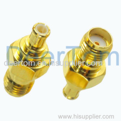 SMA Female to MCX Connector Adapter SMA Female to MCX Conector Adaptor MCX to SMA Coaxial Connector RF Conector Straight