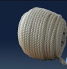 Supply ship mooring ropes