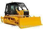 Forest Crawler Bulldozer Front Straight Blade Rear Winch For Cutting Log / Timber