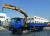 High Performance Truck Mounted Hydraulic Crane With Telescopic Boom 7.3 m