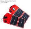 High Efficiency Foldable Solar Panel Charger USB Port PET Laminated 26W