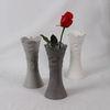 White Handcrafted Pillar Vases For Wedding Centerpieces 8.7cm 12.2cm