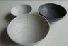 Waterproof Vintage Concrete Bowl / Round Concrete Fruit Bowl For Kitchen