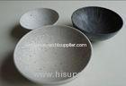 Waterproof Vintage Concrete Bowl / Round Concrete Fruit Bowl For Kitchen
