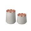 Copper Lid Candle Stands For Fireplace / Home Decorative Candle Holders