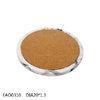 Round Concrete Kitchen Accessories Concrete Coaster With Cork Surface