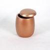 Gold Fireplace Cylinder Can Candle Holders Radiation-Proof For Soy Bean Wax