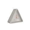 Triangle light gray concrete wall clock table round with 1688 movement