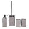 Decorative Stone Concrete Bathroom Accessories Soap Dispenser Dark Grey