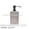 Cobble Concrete Bathroom Accessories Square Lotion Pump Dispenser Rough Surface