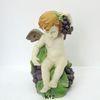 Green Grape Seat Baby Polyresin Figurines Yellow Hair Eco - Friendly