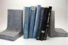 Right Angle Concrete Bookends Light Grey For Office Decoration