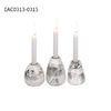 Small White Concrete Candle Holder decorative 3 sets Marble Finished 7.7cm 8cm