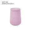 Pink Concrete Candle Holder With Lid French vanilla Scent