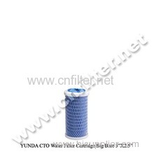 10  activated carbon block water filter cartridge(CTO) for water purification 