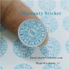 China top self-adhesive destructible label manufacturer custom round 11mm diameter warranty screw label for phone