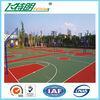 Plastic Silicon Polyurethane Sports Flooring Polyurethaning Floors Volleyball Court / Tennis Court P