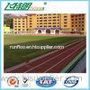 Spray - Coat Red Rubber Running Track Material / Outdoor Permeable Running Track Flooring Material