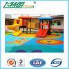 0.5mm - 3mmEPDMRunning Track Green Rubberized Outdoor Flooring SBR Granules