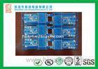 FR4 4 layer pcb fast pcb prototype blue soldermask white legend Immersion Gold