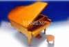 Top Quality China Handmade Wooden Natural Grand Piano Shaped Music Box Christmas Gift Birthday Gift