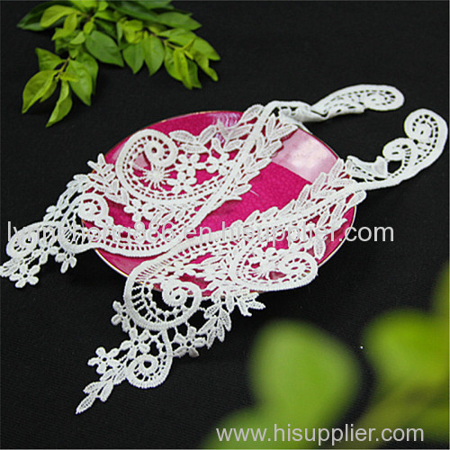 fancy neck embroidery lace collar appliques