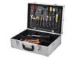 Tradesmen D Clips Locks Aluminium Tool Boxes With Removable Adjustable EVA Inserts